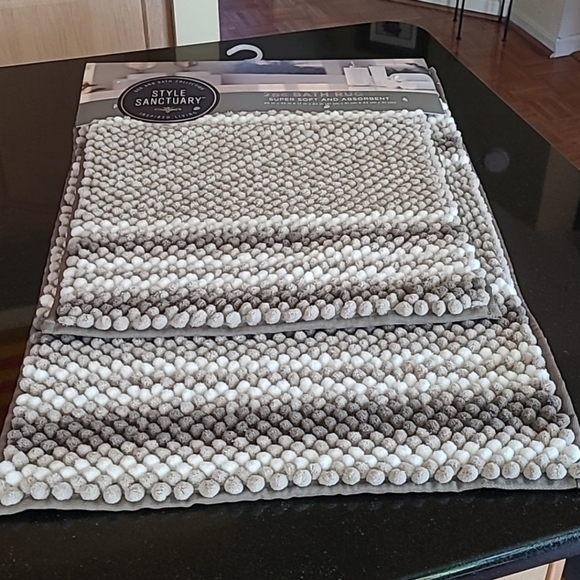 Style Sanctuary 2pc Bath Rug Set - Picture 3 of 10